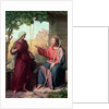 Christ and the Woman of Samaria at the Well, 1854 by Moritz Daniel Oppenheim