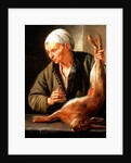 Woman with a dead hare, 1675 by Jacob Toorenvliet
