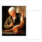 Woman with a dead hare, 1675 by Jacob Toorenvliet