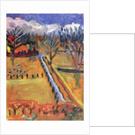 Blue Road, Hereford, 1998 by Robert Hobhouse