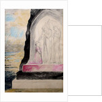 The Angel with the Sword marking Dante with the Sevenfold' by William Blake