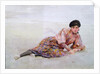 Girl on the Beach by Henry Scott Tuke