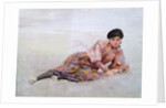 Girl on the Beach by Henry Scott Tuke