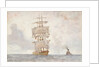 Barque and Tug, 1922 by Henry Scott Tuke