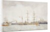 Ships in Harbour, c.1919 by Henry Scott Tuke