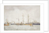 Ships in Harbour, c.1919 by Henry Scott Tuke