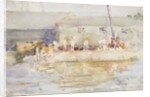 Quay Scamps, 1896 by Henry Scott Tuke