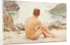 Charlie Seated on the sand, 1907 by Henry Scott Tuke