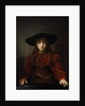 Girl in a Picture Frame, 1641 by Rembrandt Harmensz. van Rijn
