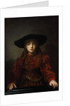 Girl in a Picture Frame, 1641 by Rembrandt Harmensz. van Rijn