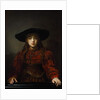 Girl in a Picture Frame, 1641 by Rembrandt Harmensz. van Rijn