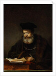 Scholar at his Writing Table, 1641 by Rembrandt Harmensz. van Rijn