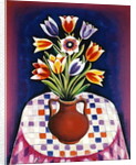 Still life with Flowers, 1967 by Radi Nedelchev