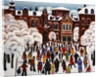 Winter Day in the City, 1975 by Radi Nedelchev