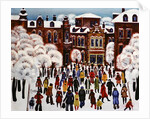 Winter Day in the City, 1975 by Radi Nedelchev