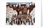 Winter Day in the City, 1975 by Radi Nedelchev