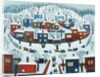 Winter Village, 1969 by Radi Nedelchev