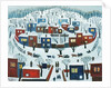 Winter Village, 1969 by Radi Nedelchev