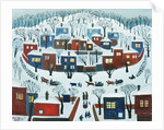 Winter Village, 1969 by Radi Nedelchev