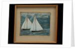 Two Sailing Boats, c.1930 by Alfred Wallis