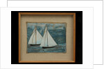 Two Sailing Boats, c.1930 by Alfred Wallis
