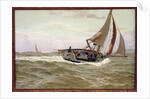A Fishing Boat in a Stiff Breeze by John Fraser