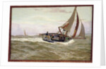 A Fishing Boat in a Stiff Breeze by John Fraser