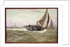 A Fishing Boat in a Stiff Breeze by John Fraser