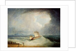 A Deal Lugger Going off to a Storm-bound Ship in the Downs, South Foreland by Thomas Buttersworth