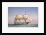 50-gun Frigate HMS Arethusa, 1876 by William Frederick Mitchell