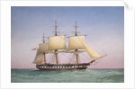 50-gun Frigate HMS Arethusa, 1876 by William Frederick Mitchell