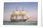 50-gun Frigate HMS Arethusa, 1876 by William Frederick Mitchell