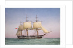 50-gun Frigate HMS Arethusa, 1876 by William Frederick Mitchell