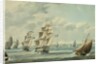 British Ships Blocking Cadiz in 1797, 1797 by Thomas Buttersworth