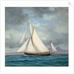 The Yawl ONYX, 52 tons, 1889 by Antonio de Simone