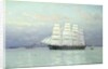 An Outward Bound Ship under Full Sail, 1882 by Eduardo de Martino