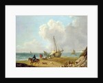 Fisherfolk Unloading their Catch in Freshwater Bay, Isle of Wight by George Morland