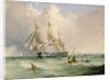 Frigate under Sail by Edward H. Niemann