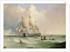 Frigate under Sail by Edward H. Niemann