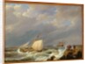 Vessels on a Lee Shore in a Gale of Wind, 1844 by Johannes Hermanus Koekkoek