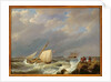 Vessels on a Lee Shore in a Gale of Wind, 1844 by Johannes Hermanus Koekkoek