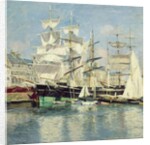 Squared - Riggers in Le Havre, 1886 by Johannes Martin Grimelund