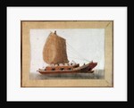 Chinese junk of the Great Zheng He or Hajji Mahmud, Chinese eunuch and marine explorer by Anonymous