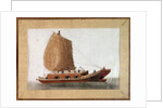 Chinese junk of the Great Zheng He or Hajji Mahmud, Chinese eunuch and marine explorer by Anonymous