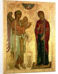 The Ustiug Annunciation, c.1130-40 by Novgorod School