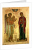 The Ustiug Annunciation, c.1130-40 by Novgorod School