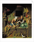 A Woman and a Fish Peddler, 1713 by Willem van Mieris