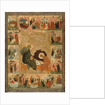 St. John the Evangelist and his Scribe, c.1500 by Russian School