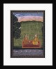 Couple in a landscape by Indian School