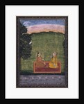Couple in a landscape by Indian School